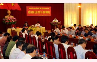 Hội nghị Ban Chấp hành Đảng bộ tỉnh Yên Bái lần thứ 19 (mở rộng): Quyết định nhiều nội dung quan trọng