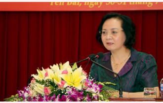 Phát biểu khai mạc của Bí thư Tỉnh ủy Phạm Thị Thanh Trà tại Hội nghị Ban Chấp hành Đảng bộ tỉnh Yên Bái lần thứ 19