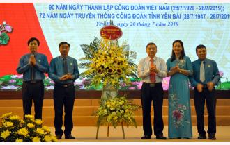 Yên Bái kỷ niệm 90 năm Ngày thành lập Công đoàn Việt Nam