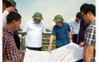 Bộ trưởng Bộ Kế hoạch - Đầu tư Nguyễn Chí Dũng khảo sát các công trình, dự án trọng điểm của tỉnh Yên Bái
