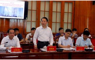 Chủ tịch UBND tỉnh Đỗ Đức Duy làm việc với Tập đoàn Điện lực Việt Nam