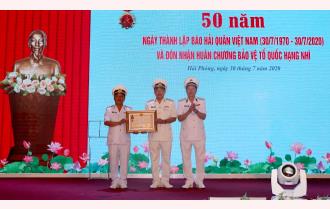 Kỷ niệm 50 năm Ngày thành lập Báo Hải quân Việt Nam và đón nhận Huân chương Bảo vệ Tổ quốc hạng Nhì