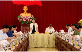 Chuẩn bị tốt mọi điều kiện để Đại hội XIX Đảng bộ tỉnh Yên Bái diễn ra trang trọng, dân chủ, thành công rực rỡ
