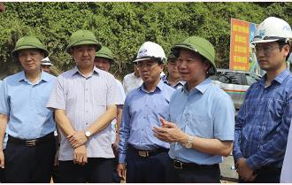 Bí thư Tỉnh ủy Đỗ Đức Duy kiểm tra tiến độ một số công trình giao thông trọng điểm tại huyện Lục Yên