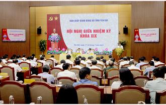Khai mạc Hội nghị giữa nhiệm kỳ Ban Chấp hành Đảng bộ tỉnh Yên Bái khóa XIX