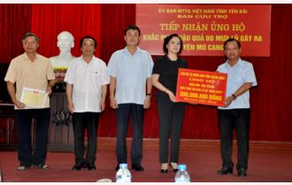 Hai tỉnh Quảng Ngãi và Thanh Hóa ủng hộ đồng bào lũ quét Mù Cang Chải 800 triệu đồng 


