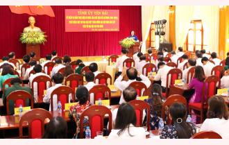 Yên Bái kỷ niệm 50 năm thực hiện Di chúc của Chủ tịch Hồ Chí Minh và phát động đợt thi đua đặc biệt chào mừng đại hội Đảng các cấp tiến tới Đại hội XIII của Đảng