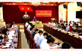 Tỉnh ủy Yên Bái tổ chức các hội nghị thực hiện quy trình về công tác cán bộ



