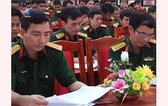 Đảng ủy Quân sự tỉnh Yên Bái tổ chức đợt tuyên truyền cao điểm đại hội Đảng