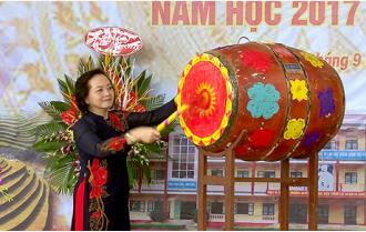 Bí thư Tỉnh ủy Phạm Thị Thanh Trà dự khai giảng năm học mới tại Trường THPT Hoàng Quốc Việt