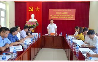 Đoàn đại biểu Quốc hội tỉnh Yên Bái: Lấy ý kiến vào dự thảo các luật trình Kỳ họp thứ 6, Quốc hội khóa XIV

