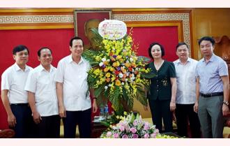 Bộ trưởng Bộ Lao động – Thương binh và Xã hội chúc mừng Đảng bộ và nhân dân tỉnh Yên Bái nhân dịp kỷ niệm 60 năm Ngày Bác Hồ thăm Yên Bái