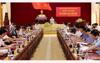 Hội nghị Ban Chấp hành Đảng bộ tỉnh Yên Bái về công tác cán bộ