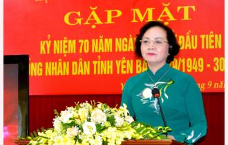 HĐND tỉnh gặp mặt kỷ niệm 70 năm ngày bầu cử đầu tiên HĐND tỉnh Yên Bái

