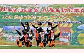 Xã Phong Dụ Thượng (Văn Yên) lần đầu tiên tổ chức Lễ hội truyền thống “Sắc màu văn hoá” các dân tộc