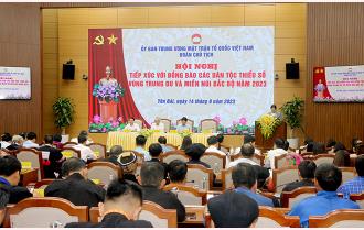 Hội nghị tiếp xúc với đồng bào các dân tộc thiểu số vùng Trung du và miền núi Bắc Bộ năm 2023 tại Yên Bái