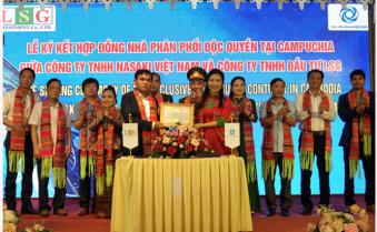 Công ty TNHH Nasaki Việt Nam ký kết hợp đồng nhà phân phối độc quyền sản phẩm ngói màu tại Campuchia