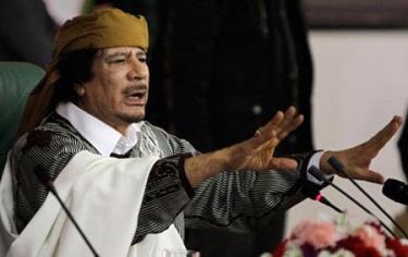 Đại tá Moammar Gadhafi. Ảnh: ABC.