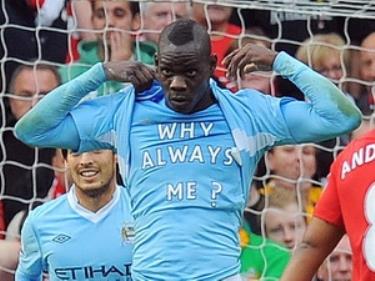 Balotelli ăn mừng bàn mở tỷ số. (Nguồn: Getty Images).