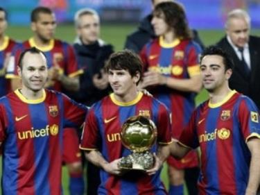 Bộ ba Barca thống trị danh sách Quả bóng Vàng năm 2010 (Nguồn: FF).