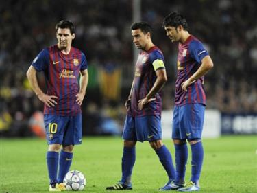 Messi, Xavi và Villa đều có mặt trong danh sách 50 ứng viên giành “Quả bóng vàng FIFA 2011” Ảnh: Getty Image.