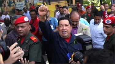 Với kết quả kiểm phiếu sơ bộ, ông Hugo Chavez đã tái đắc cử Tổng thống Venezuela.