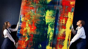 Bức tranh Abstraktes Bild của họa sĩ Gerhard Richter