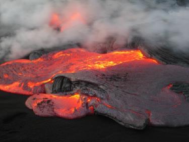 Vẻ đẹp kỳ lạ của đá núi lửa Hawaii.
