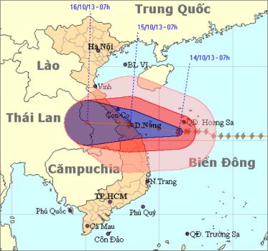 Đường đi của bão số 11