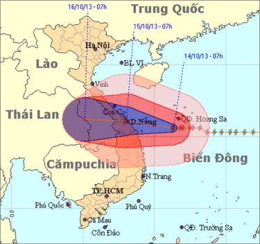 Đường đi của bão số 11