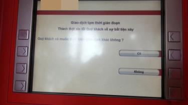 Từ ngày 12/12/2014, ngân hàng nào để máy ATM ngừng hoạt động 24 giờ không thông báo bị phạt đến 15 triệu đồng.