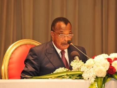 Tổng thống Denis Sassou Nguesso.