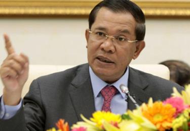 Thủ tướng Campuchia Hun Sen.