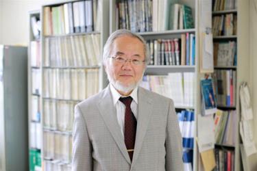 Giáo sư Yoshinori Ohsumi.