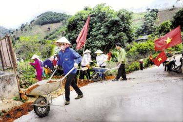 Phát triển giao thông nông thôn góp phần xây dựng nông thôn mới được các cấp ủy Đảng, chính quyền và nhân dân tập trung triển khai thực hiện. (Ảnh minh hoạ)