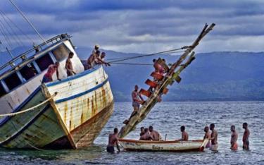 Thuyền chở người di cư Haiti thường xuyên gặp nạn ở La Tortue.