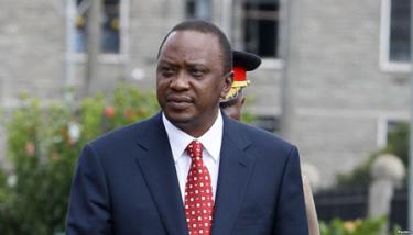 Ông Uhuru Kenyatta - kêu gọi người ủng hộ đi bầu cử lại.