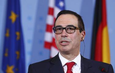 Bộ trưởng Bộ Tài chính Mỹ Steven Mnuchin.