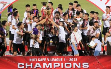 CLB Hà Nội vô địch V-League 2018.