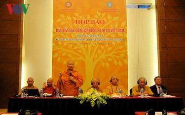 Họp báo Đại lễ Vesak Liên Hợp Quốc 2019 tại Việt Nam.