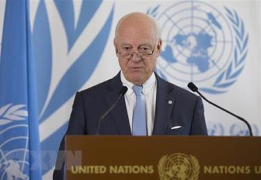 Đặc phái viên Liên hợp quốc  tại Syria Staffan de Mistura.