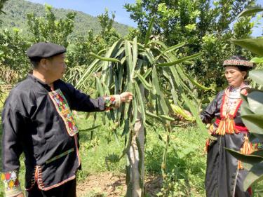 Ông Phùng Xuân Thọ tuyên truyền, vận động nhân dân phát triển kinh tế.