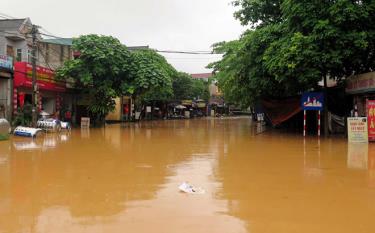 Người dân cần đề phòng mưa lớn gây ngập úng nhiều khu vực trũng, thấp.