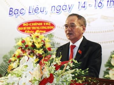 Ông Lữ Văn Hùng - Bí thư Tỉnh ủy Bạc Liêu nhiệm kỳ 2020 - 2025