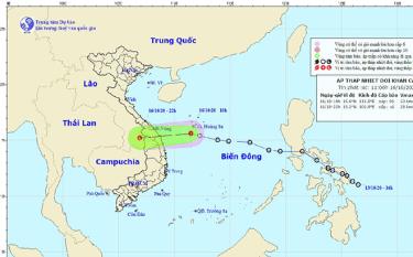 Dự báo áp thấp gây gió mạnh và sóng lớn trên vùng biển từ Quảng Nam đến Quảng Ngãi