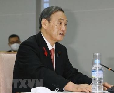 Thủ tướng Nhật Bản Yoshihide Suga phát biểu trong cuộc họp tại thủ đô Tokyo ngày 13/10/2020.