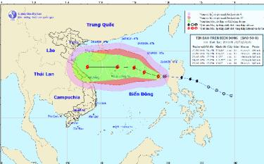 Bão số 8 đang xuất hiện trên biển Đông