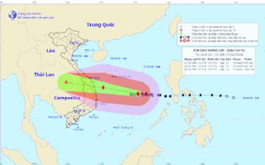 Ảnh: Trung tâm Dự báo khí tượng thủy văn quốc gia.