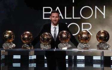 Messi đang là chủ nhân của Quả bóng Vàng gần nhất vào năm 2019.