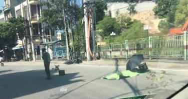 Hiện trường nơi anh A. đâm cách vào m88 mới nhấto rào chắn dẫn đến tử vong.